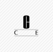 clinique black "c" letter logo