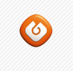 silver G letter with orange background logo quiz 