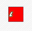 Red square white L letter logos quiz