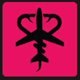 snake and plane icon in pink square quiz