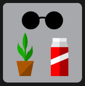 quiz level 7 pot plant glasses and can