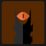 orange eyes black tower