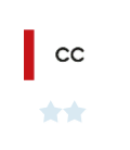two c's with red rectangle ecco logo