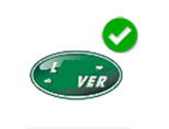 green car logo L and VER