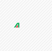 alitalia green "a" letter logo