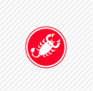 castelli red circle with scorpion inside level 9 logo quiz