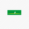 europcar green square with yellow line and white p letter inside 
