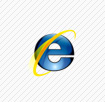 internet explorer blue e letter logo