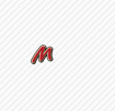 red M letter logo level 11 answer