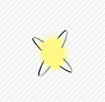 v yellow atom logo hint