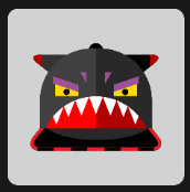 mad fish with big sharp teeth