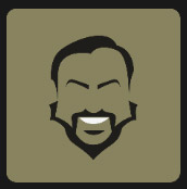 big man with black beard icon pop quiz