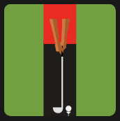 golf player dressed in red and black quiz