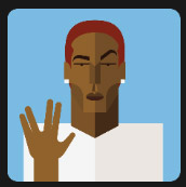 red-hair-man-holding-his-right-hand-up