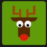 deer character holiday season gift