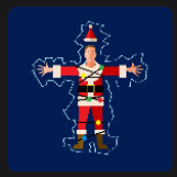 electrified santa gift tv and film