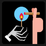 hand igniting cigarette quiz