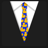 tie with yellow duck quiz icon