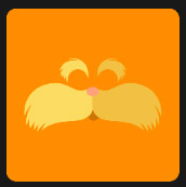 cat with big orange mustache