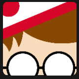 red hair character wearing white and red cap