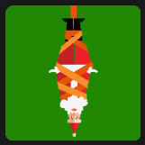 upside down santa holiday gift