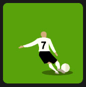 football player with t-shirt number 7