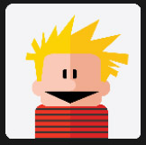 blonde boy with red and black strip shirt