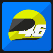helmet number 46 yellow