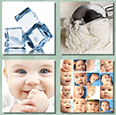 4 pics 1 song answers level 1, baby faces, ice cream, ice cubes
