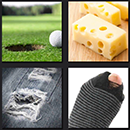 4 pics 1 movie game circus llc golf court and hole cheese