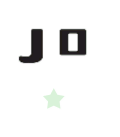 j and o black letters jlo logo