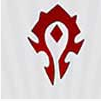 LOGO ANSWERS THE HORDE RED INSIGNIA